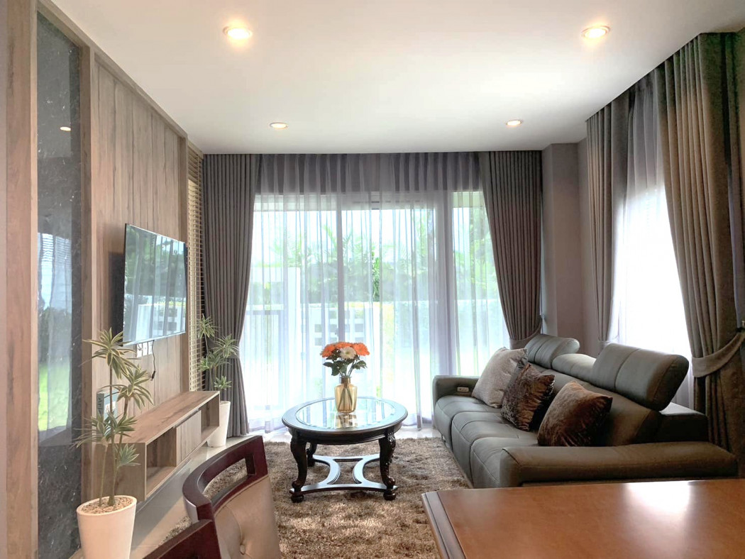 ให้เช่าบ้านมีนบุรี-ร่มเกล้า : Exclusive Luxury Home for Rent in Krungthep Kreetha – 329 sqm, 4 BedR, Clubhouse, Pool, Close to Brighton & Wellington International School
