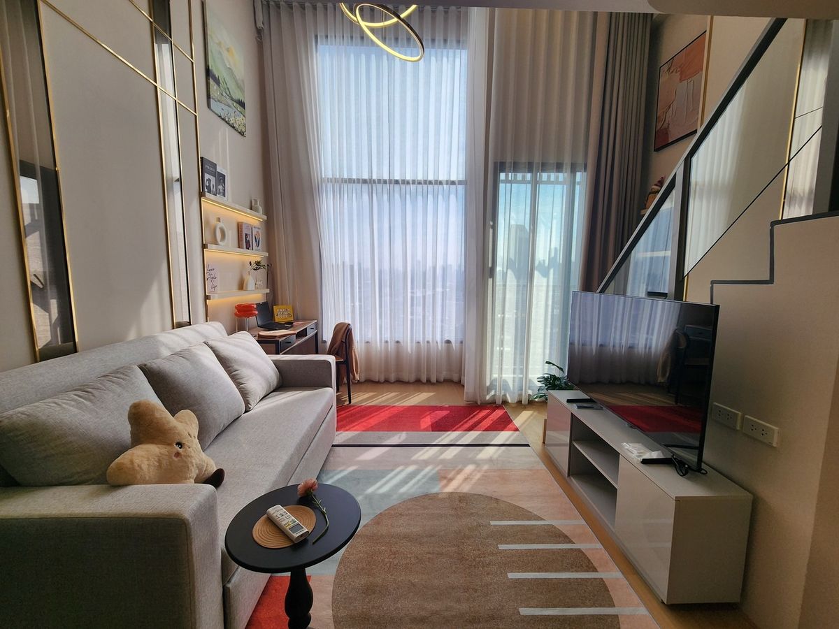 For RentCondoRatchadapisek, Huaikwang, Suttisan : 🔥 For Rent Duplex 1bedrooms 🔥SOHO BKK Ratchada