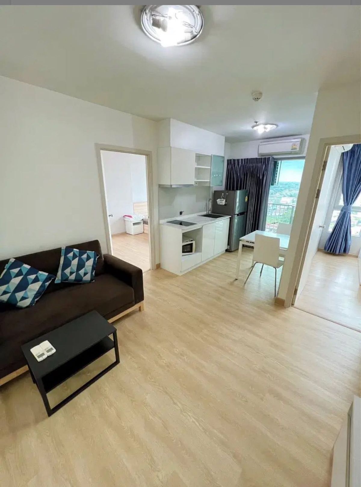 For RentCondoBang kae, Phetkasem : ★ Fuse sense Bangkae ★ 47 sq m., 15th floor (2 bedrooms, 2 bathrooms), ★ near MRT Lak Song ★ near The Mall Bangkae, Tesco Lotus Bangkae ★ many amenities ★ complete electrical appliances ★
