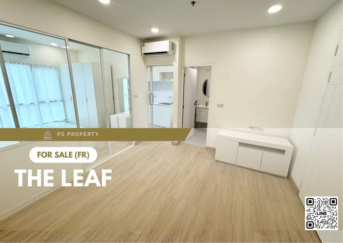 For SaleCondoPattanakan, Srinakarin : Urgent sale 📍 The Leaf 📍 near Airport Link Ramkhamhaeng, fully furnished