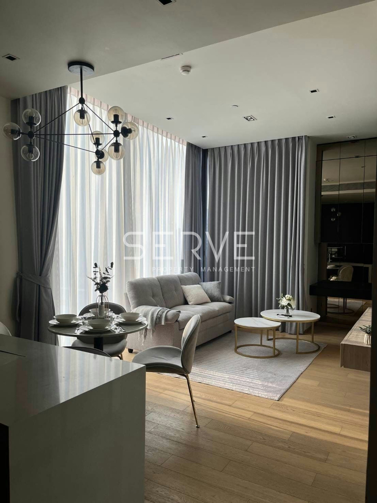 For RentCondoWitthayu, Chidlom, Langsuan, Ploenchit : 🔥2 Beds 2 Baths 75 sq.m. High Fl. 20+ Good Location Close to BTS Chit Lom 280 m. at 28 Chidlom Condo / For Rent