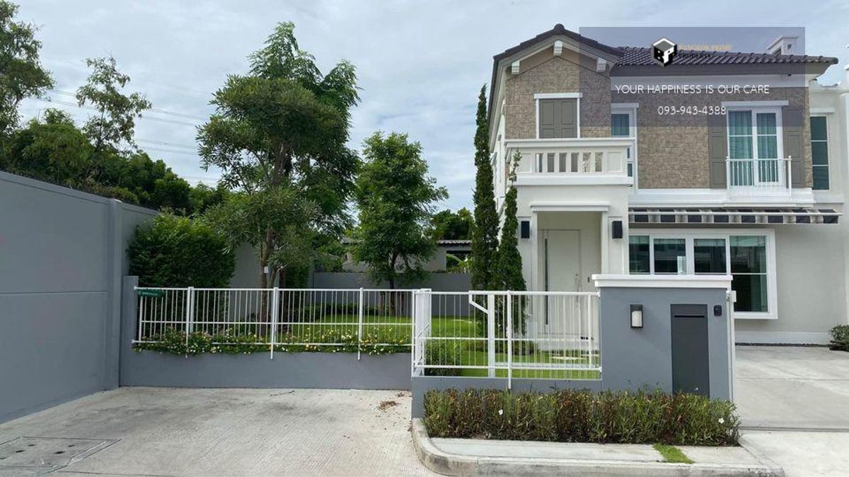 For SaleHouseBangna, Bearing, Lasalle : Anya Bangna-Ramkhamhaeng 2 | Beautiful house behind the corner, wide area attached to the center, beautifully decorated and moved in. #2025082911623