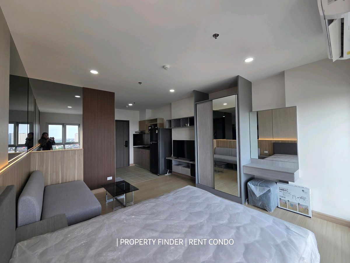 For RentCondoSamut Prakan,Samrong : Condo for rent Supalai Veranda Sukhumvit 117  Make an appointment to view the room 👉line: @pfbkk