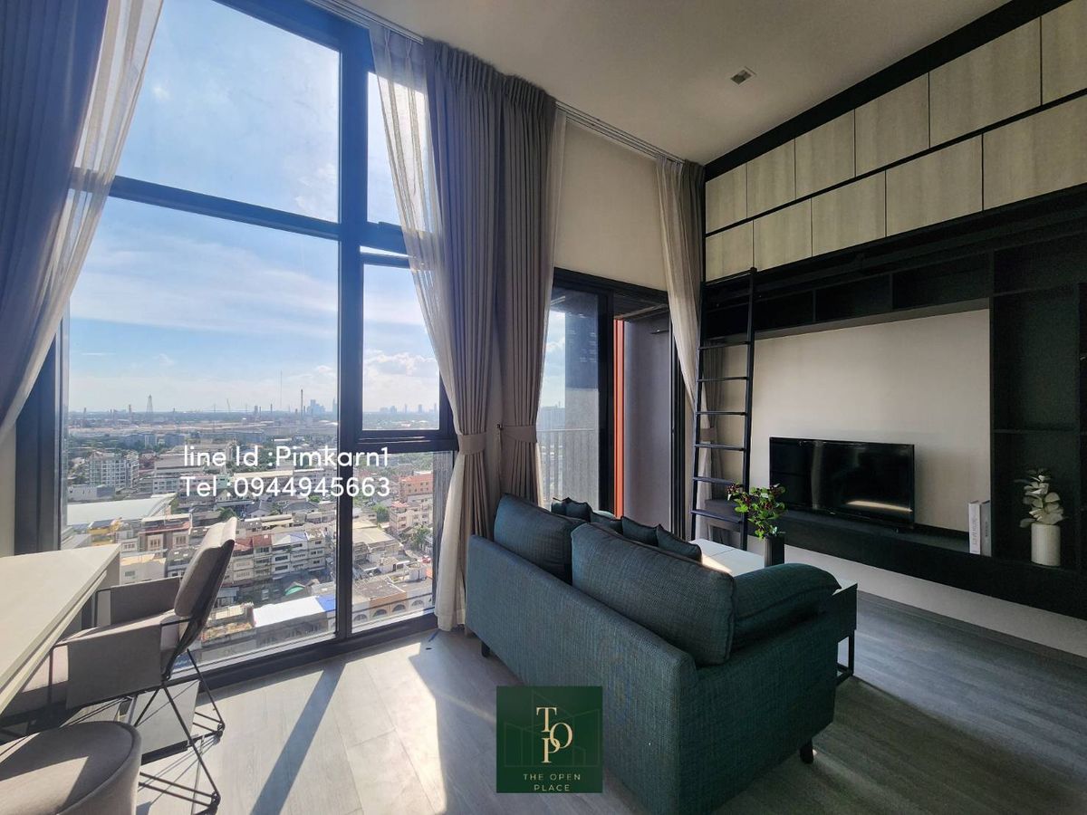 ให้เช่าคอนโดอ่อนนุช อุดมสุข : The Line Sukhumvit 101 <<1 Bedroom For Rent>>📍Location: 300m. to BTS Punnawithi (has shuttle service to BTS) :Fully Furnished 