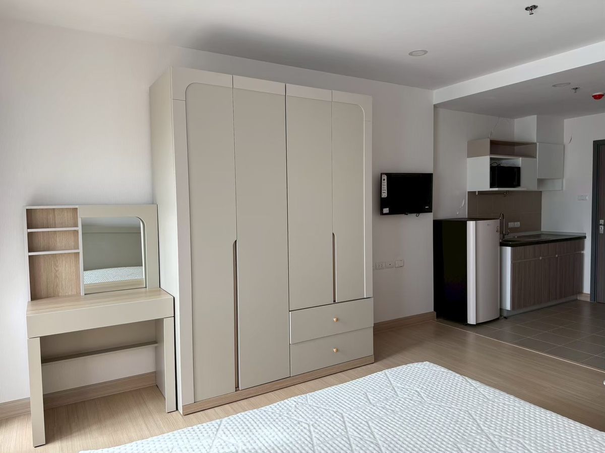 For RentCondoRamkhamhaeng, Hua Mak : Beautiful room, not tall, 1 bedroom, 1 bathroom, Supalai Vernda Ram, Supalai Veranda Ramkamhaeng