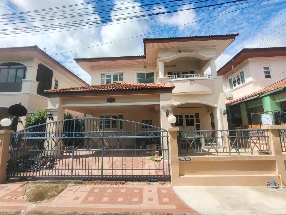 For SaleHouseRama5, Ratchapruek, Bangkruai : 🌳 Detached house, new renovated, ratio, Place, Suan Phak 32, beautiful, ready to be near Central Westville, only 6.69 minus.
