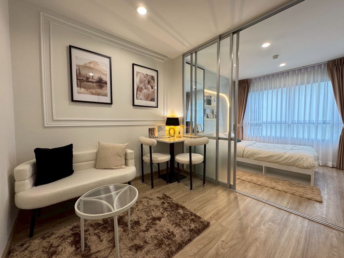 ขายคอนโดอ่อนนุช อุดมสุข : ขายคอนโดลุมพินีอ่อนนุช46 ห้องรีโนเวทใหม่เอี่ยม สวยพร้อมอยู่ 1ห้องนอน 1ห้องน้ำ 1รับแขก 1ครัวและซักล้าง ใกล้MRTศรีนุช ห้องขนาด26.12ตรม. ราคาเพียง1.45ลบ.