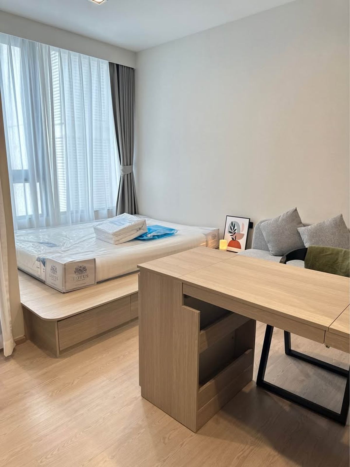 ให้เช่าคอนโดวงเวียนใหญ่ เจริญนคร : ⭐️ Reference Sathorn-Wongwianyai ⭐️ ห้องขนาด 25.45 ตรม. ชั้น 7 build-in  แต่งครบพร้อมเข้าอยู่