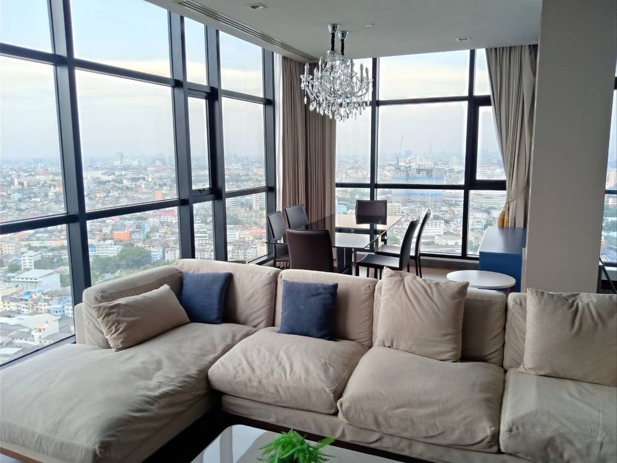 คอนโดวงเวียนใหญ่ เจริญนคร : Duplex Urbano Absolute Sathorn Taksin ห้องวิวสวย  ขนาด 165 Sq.m 3 bed 4 bath เพียง 23,000,000 MB | Rent 95,000 | ติดต่อ 086-795-9997 (จิมมี่)