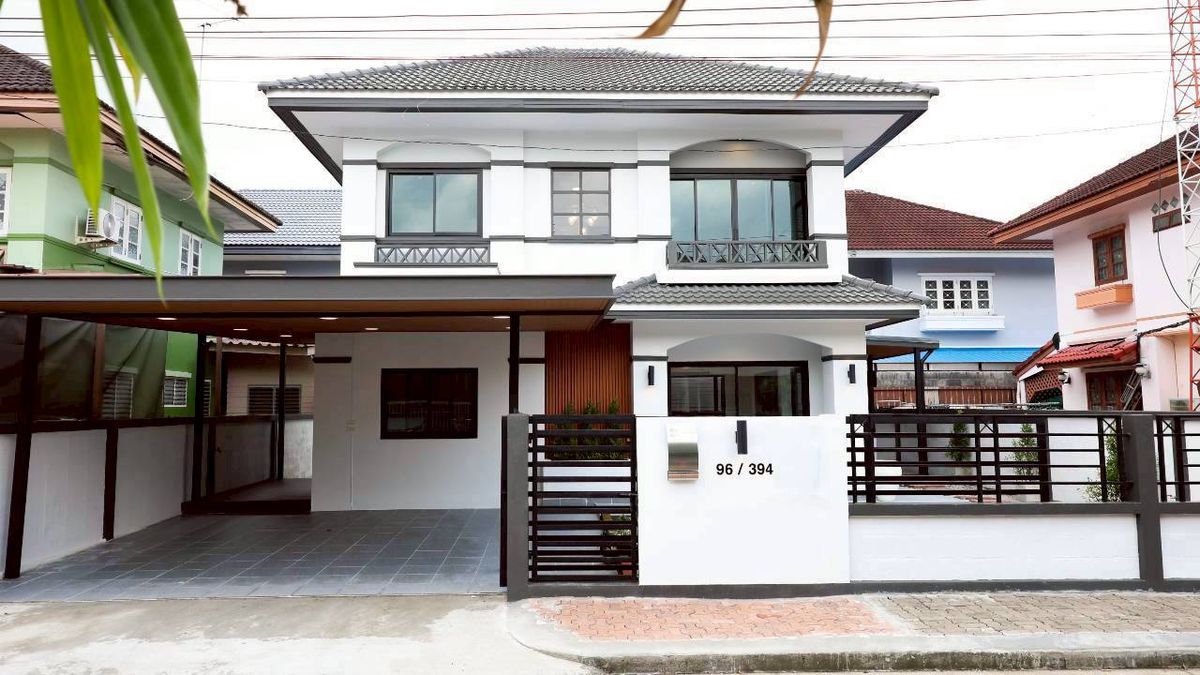 For SaleHouseMin Buri, Romklao : S2931 2 -storey detached house for sale, Flora Ville Suwinthawong Village, newly decorated with