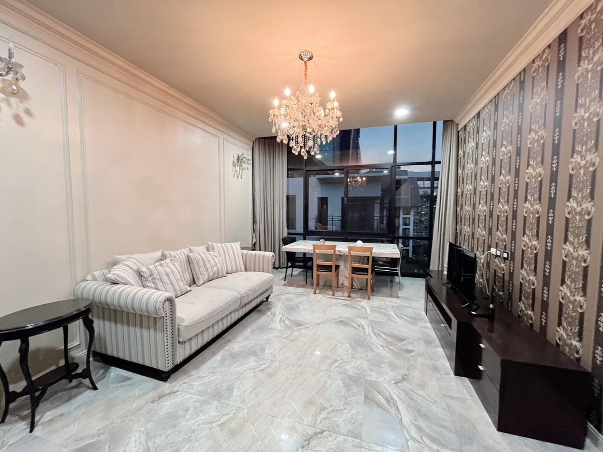 ให้เช่าคอนโดรัชดา ห้วยขวาง : RENT !! Condo Amanta Ratchada, MRT Thailand Cultural Centre, 2 Beds, Tower 2, Fl. 7, Area 98sq.m., Rent 35,000 Baht