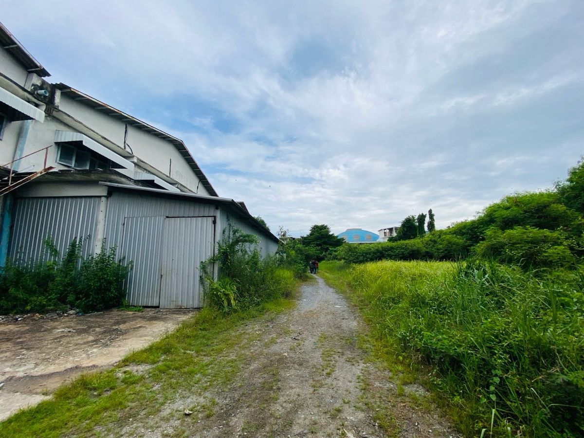 ขายที่ดินราษฎร์บูรณะ สุขสวัสดิ์ : ที่ดินสีม่วง + โกดัง + สำนักงาน + ใบอนุญาต รง.4 กว่า 10 ไร่ สุขสวัสดิ์ 84 (ซอยวัดคู่สร้าง)