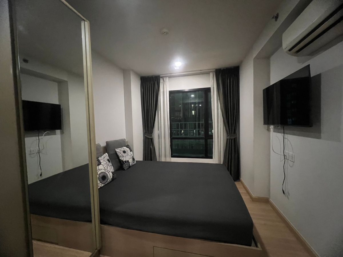 For RentCondoVipawadee, Don Mueang, Lak Si : Condo rental attached to the BTS BTS Saphan Mai Knightbridge Skycity 34 sqm. 2 bedrooms (complete) 13,000 tv 2 machines.