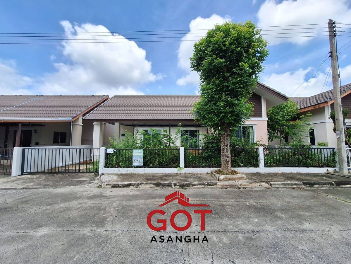 For SaleHousePathum Thani,Rangsit, Thammasat : 1-storey detached house for sale Project 3, Rangsit-Khlong 9 (Maine Road)
