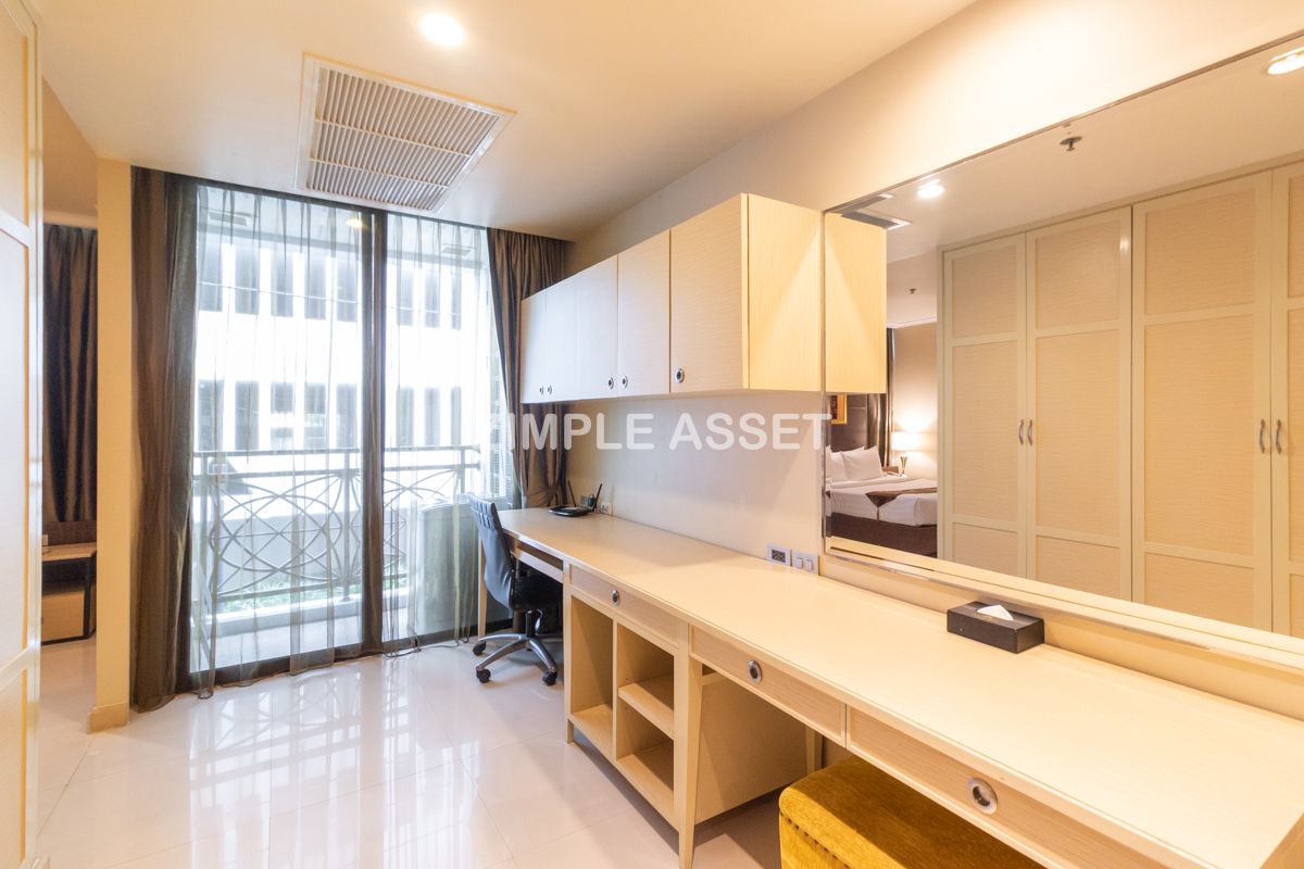 ให้เช่าสุขุมวิท อโศก ทองหล่อ : Line ID : @zimple_asset  เซอร์วิสอพาร์ทเมนท์ใจกลางสุขุมวิท23 อโศก ตกแต่งแบบฟูลเฟอร์นิท มีสระว่ายน้ำ ฟิตเนส ที่จอดรถ และรถบริการส่งที่BTS/MRT สามารถเช่าระยะสั้นได้ 