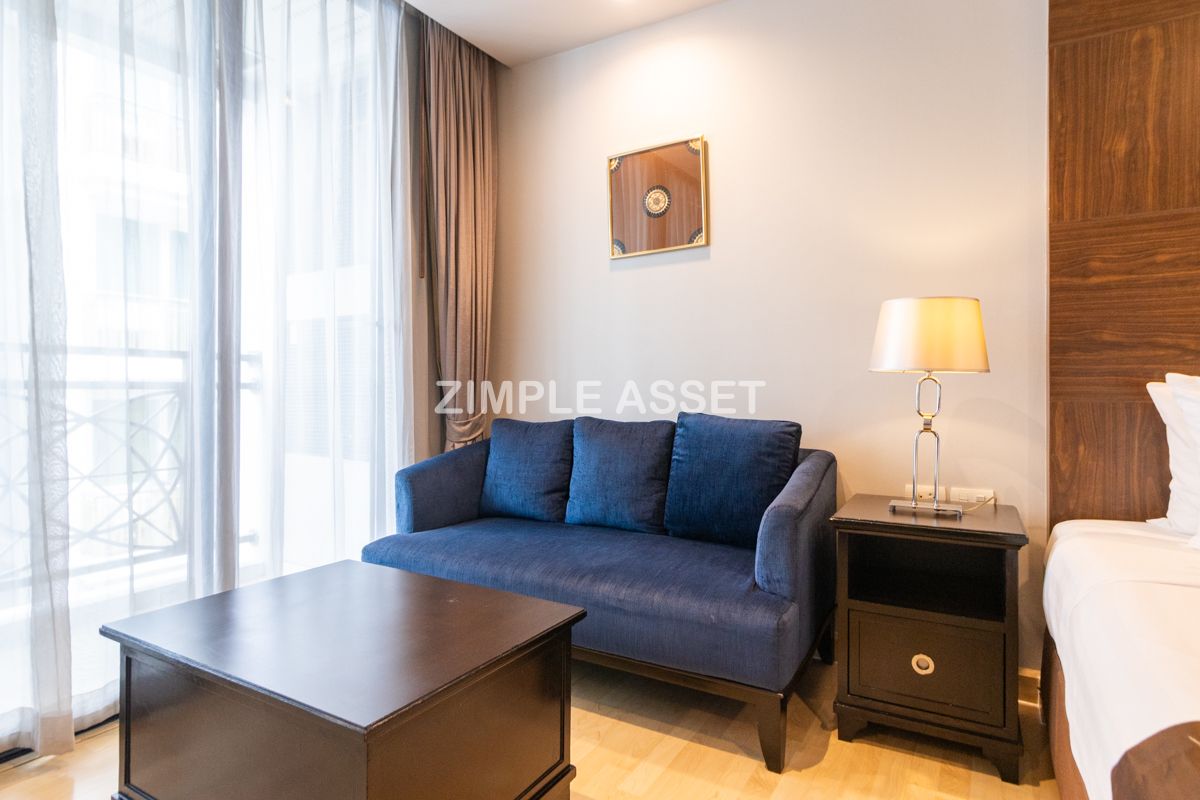 ให้เช่าสุขุมวิท อโศก ทองหล่อ : Line ID : @zimple_asset  เซอร์วิสอพาร์ทเมนท์ใจกลางสุขุมวิท23 อโศก ตกแต่งแบบฟูลเฟอร์นิท มีสระว่ายน้ำ ฟิตเนส ที่จอดรถ และรถบริการส่งที่BTS/MRT สามารถเช่าระยะสั้นได้ 