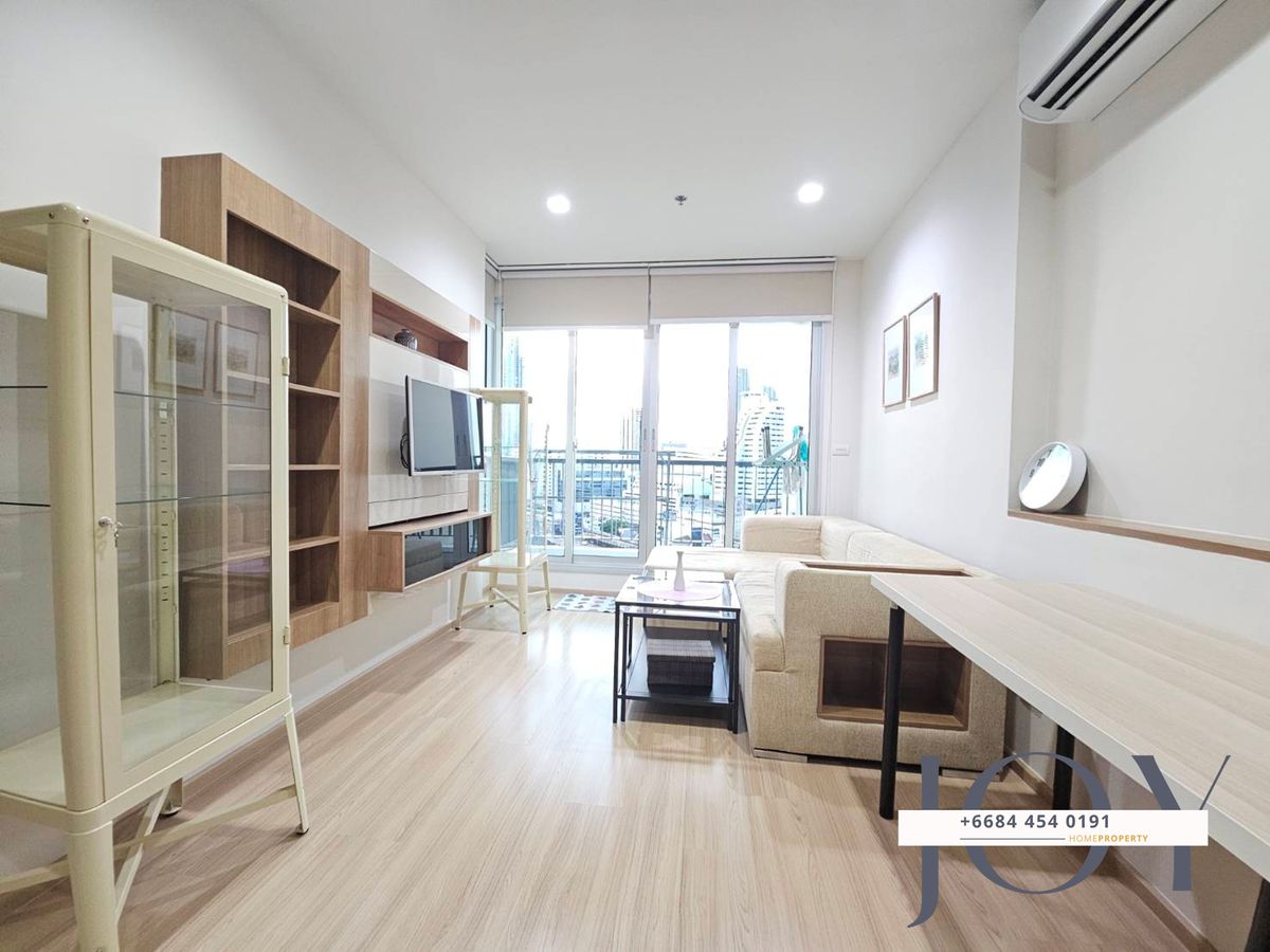 ให้เช่าคอนโดสาทร นราธิวาส : ✨ 𝐑𝐇𝐘𝐓𝐇𝐌 𝐒𝐚𝐭𝐡𝐨𝐫𝐧 For Rent 1 Bedroom 25K. 📲𝟎𝟗𝟔-𝟔𝟗𝟕-𝟗𝟑𝟗𝟗