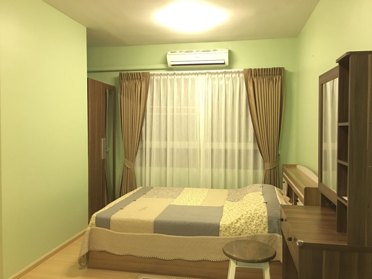 For RentCondoRattanathibet, Sanambinna : Rental of Plam Condo, Samakkhi, 5,500, including the central fee, Building C, 4th floor