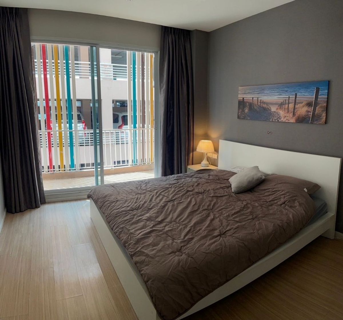 ให้เช่าคอนโดลาดพร้าว101 แฮปปี้แลนด์ : ให้เช่าคอนโดเลี้ยงสัตว์ได้ Happy Condo ลาดพร้าว 101 ขนาด 37 ตรม. อาคาร South ชั้น 6  พร้อมระเบียง ห้องรีโนเวท มาใหม่ พร้อมอยู่