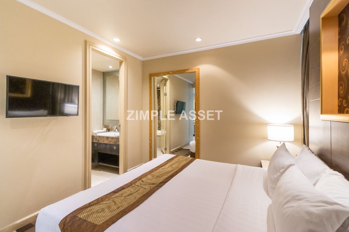 ให้เช่าสุขุมวิท อโศก ทองหล่อ : Line ID : @zimple_asset  เซอร์วิสอพาร์ทเมนท์ใจกลางสุขุมวิท23 อโศก ตกแต่งแบบฟูลเฟอร์นิท มีสระว่ายน้ำ ฟิตเนส ที่จอดรถ และรถบริการส่งที่BTS/MRT สามารถเช่าระยะสั้นได้ 