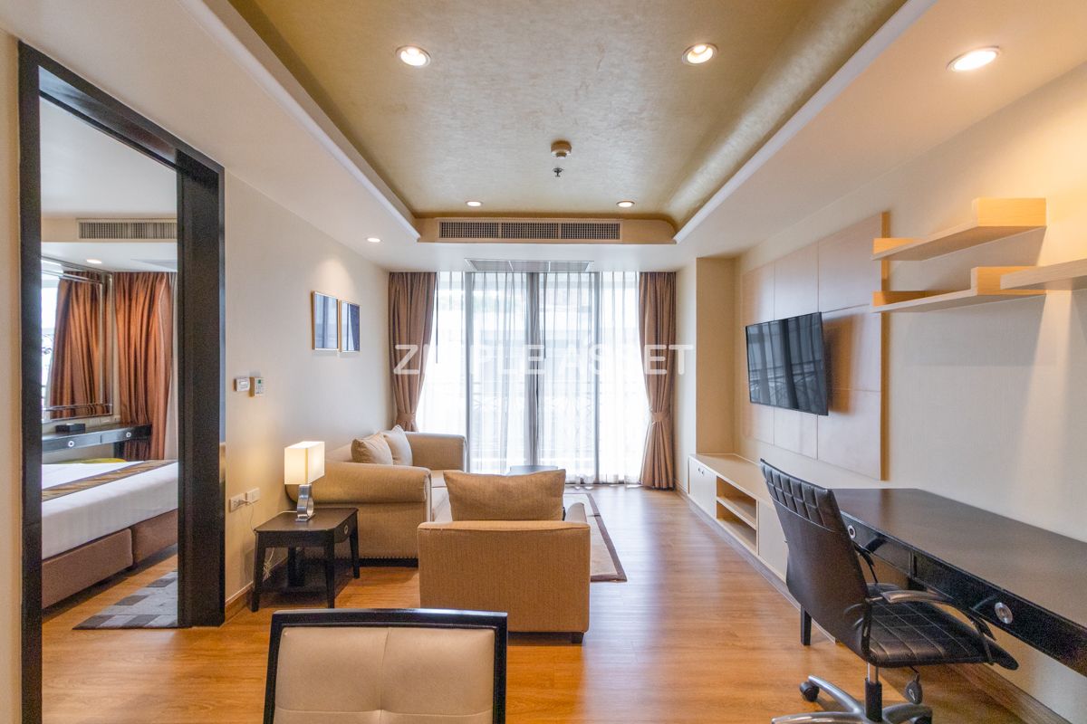 ให้เช่าสุขุมวิท อโศก ทองหล่อ : Line ID : @zimple_asset  เซอร์วิสอพาร์ทเมนท์ใจกลางสุขุมวิท23 อโศก ตกแต่งแบบฟูลเฟอร์นิท มีสระว่ายน้ำ ฟิตเนส ที่จอดรถ และรถบริการส่งที่BTS/MRT สามารถเช่าระยะสั้นได้ 