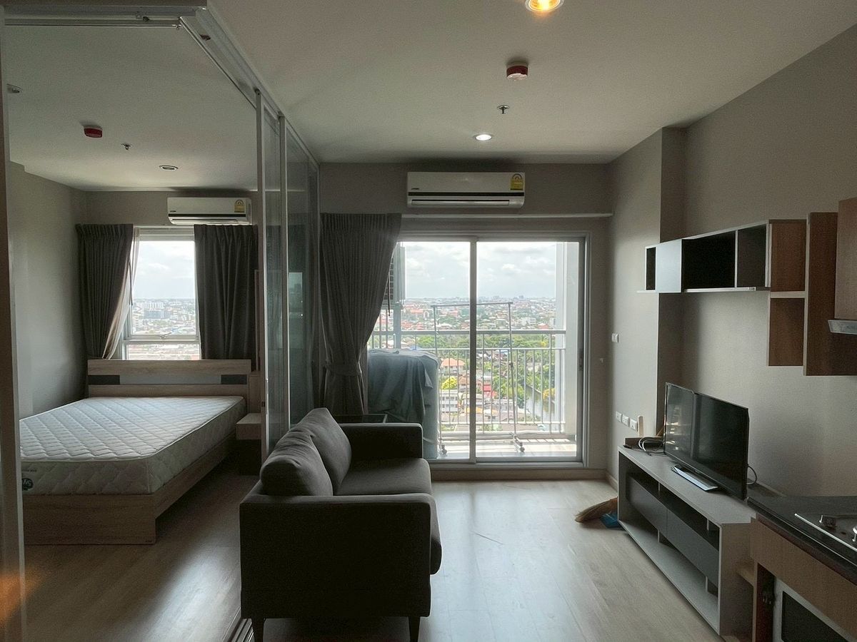 ให้เช่าคอนโดท่าพระ ตลาดพลู วุฒากาศ : TEMPO Wutthakat 1 bedroom, 30 sq m, fully furnished, beautiful room, ready to move in, 12,000 baht