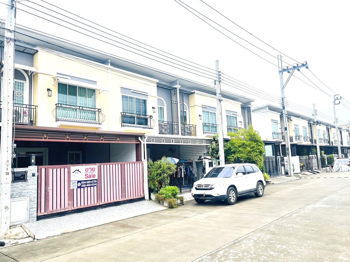 For SaleTownhomeLadkrabang, Suwannaphum Airport : Townhome for sale near Krungthep Kreetha Road, Rama 9, Airport Link, Lat Krabang, Suvarnabhumi Airport