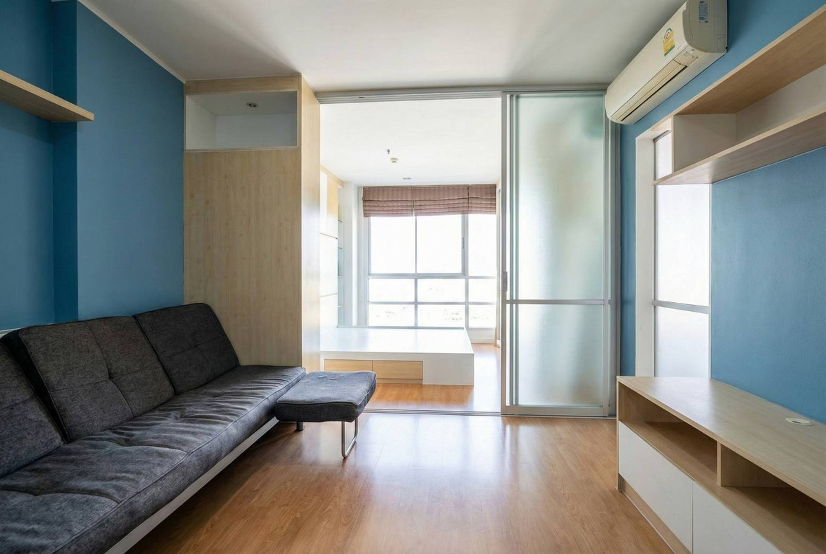 For SaleCondoRatchadapisek, Huaikwang, Suttisan : Beautiful corner room, good condition Firing is a good price !! ⭐U Delight Huaykwang Station