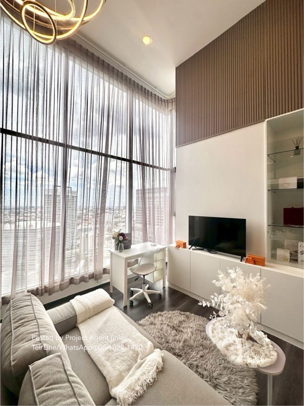 For RentCondoKasetsart, Ratchayothin : Urgent rent ❗️Duplex 2 bedrooms ready 𝐊𝐧𝐢𝐠𝐡𝐭𝐬𝐁𝐫𝐢𝐝𝐠𝐞 𝐒𝐩𝐚𝐜𝐞 𝐑𝐚𝐭𝐜𝐡𝐚𝐲𝐨𝐭𝐡𝐢𝐧