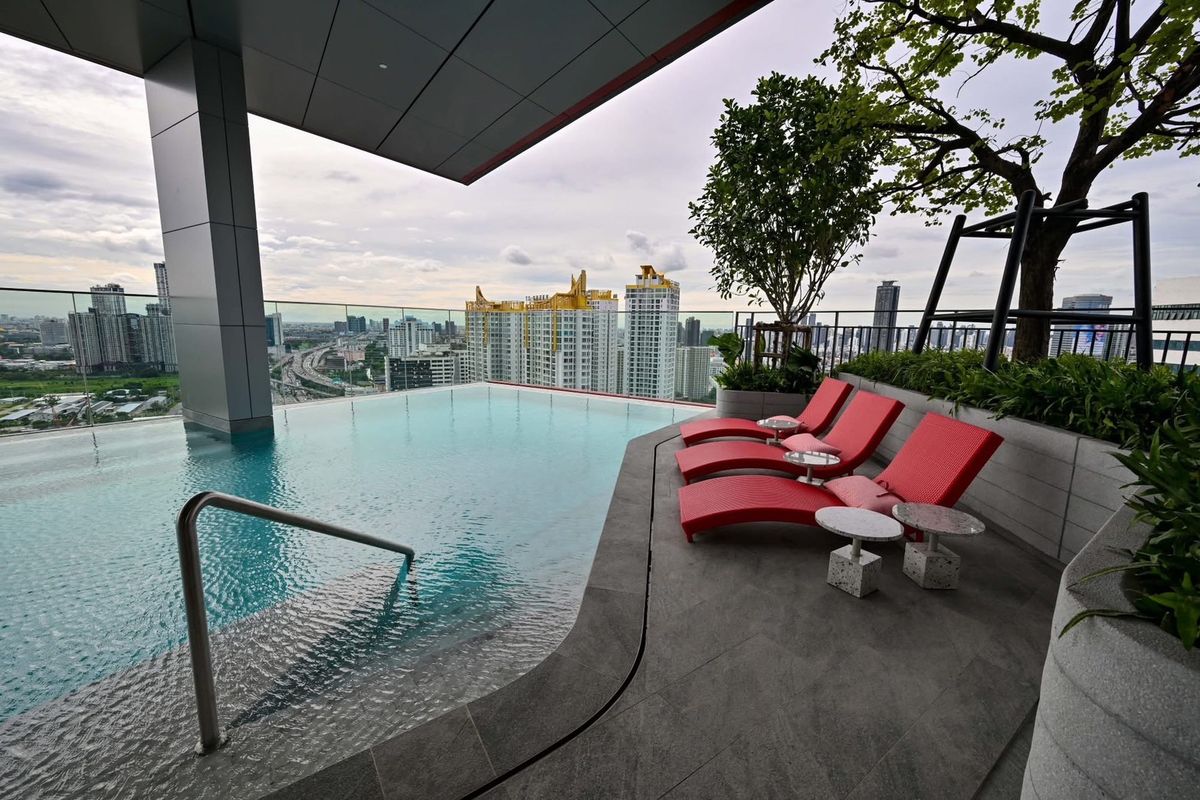 For SaleCondoRama9, Petchburi, RCA : 𝐂𝐨𝐧𝐝𝐨 In the heart of Rama 𝟵 ready to move in Guaranteed the most good price.