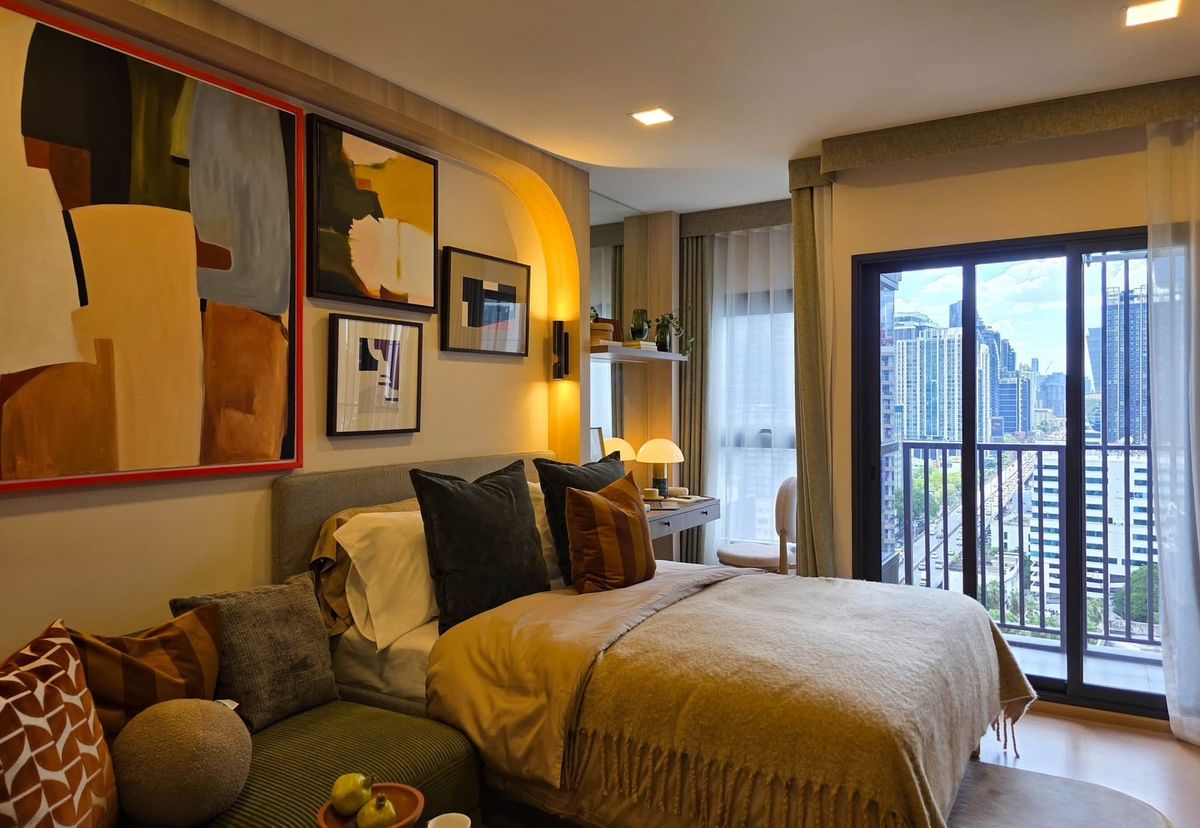 For SaleCondoRama9, Petchburi, RCA : 𝐂𝐨𝐧𝐝𝐨 In the heart of Rama 𝟵 ready to move in Guaranteed the most good price.