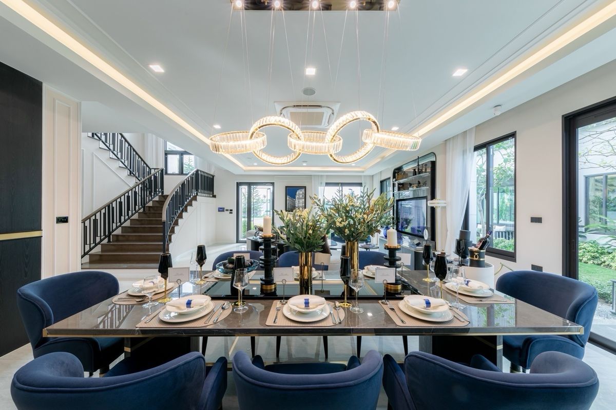 ขายบ้านพระราม 5 ราชพฤกษ์ บางกรวย : 📢👇บ้านเดี่ยวหรู สไตล์อังกฤษ ใกล้ตัวเมือง ในบรรยากาศเงียบสงบ แบบบ้าน LEICESTER HOME เหมาะสำหรับครอบครัวใหญ่ เดินทางสะดวก ใกล้ห้างสรรพสินค้า โรงเรียน โรงพยาบาล มากมาย*ภาพตกแต่งภายในเป็นภาพอ้างอิง*