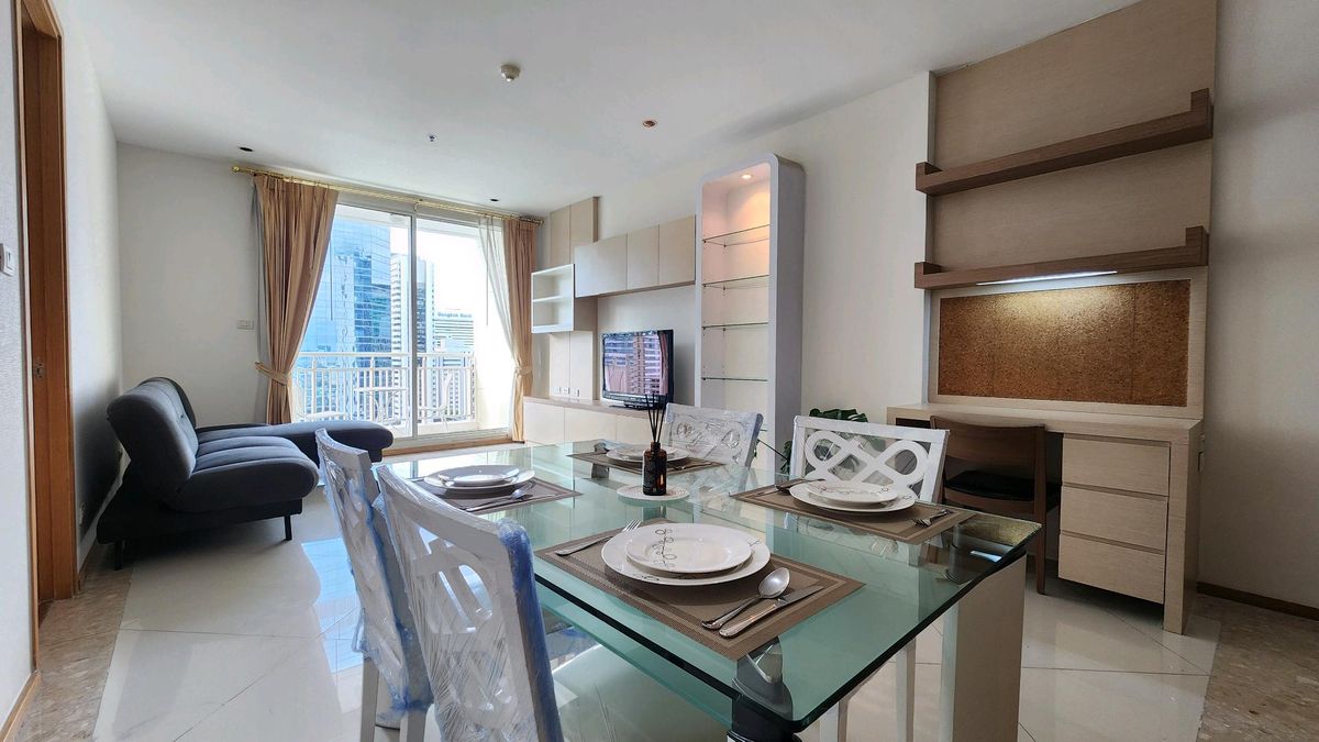 ให้เช่าคอนโดสาทร นราธิวาส : The Empire Place | 1 ห้องนอนให้เช่า ติดวอลเปเปอร์ใหม่ ไซต์ใหญ่ น่าอยู่ ทำเลดี ราคาดีมาก