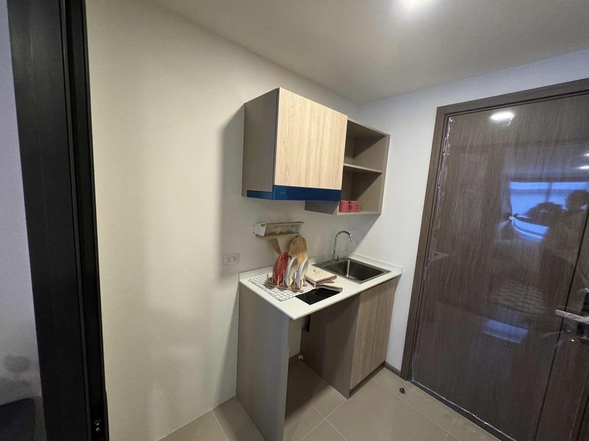 For RentCondoSamut Prakan,Samrong : Rent The Muve Sukhumvit107 (New Project for Animal) Near BTS Bearing Building A1, 4th floor, 26 sq.m., price 14,500 baht