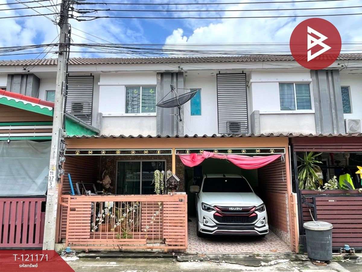 ขายทาวน์โฮมสมุทรปราการ สำโรง : ขายทาวน์เฮ้าส์ หมู่บ้านพฤกษา86/1 ลาดกระบัง-สุวรรณภูมิ บางเสาธง สมุทรปราการ