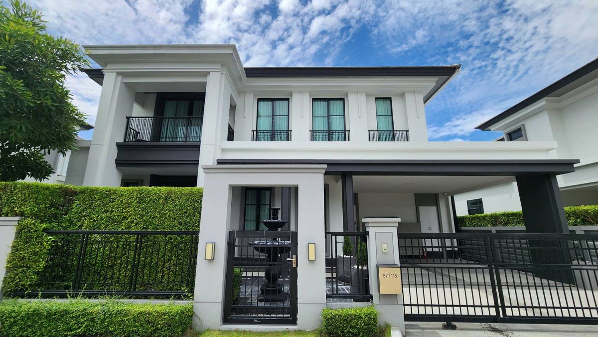 ขายบ้านแจ้งวัฒนะ เมืองทอง : ขายบ้านเดี่ยว 2 ชั้น โครงการเศรษฐสิริ แจ้งวัฒนะ ประชาชื่น 2 ถ.เลียบคลองประปา บ้านใหม่ ปากเกร็ด