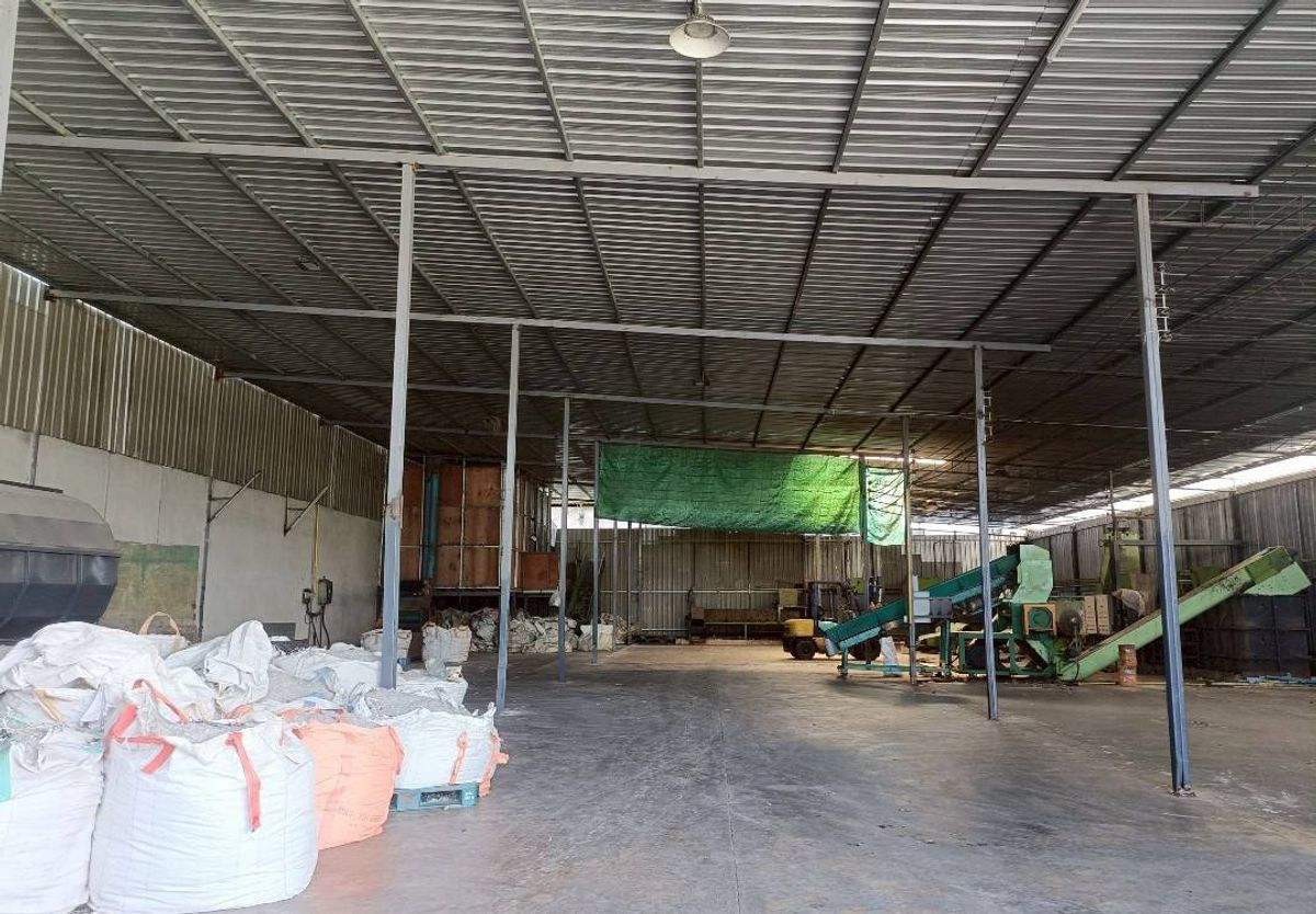 For SaleFactoryAyutthaya : 2 rai of land for sale with plastic melting plant Blow the bag and cut the bag 1,000 sqm. With license 4, Ayutthaya- Wang Noi coordinates