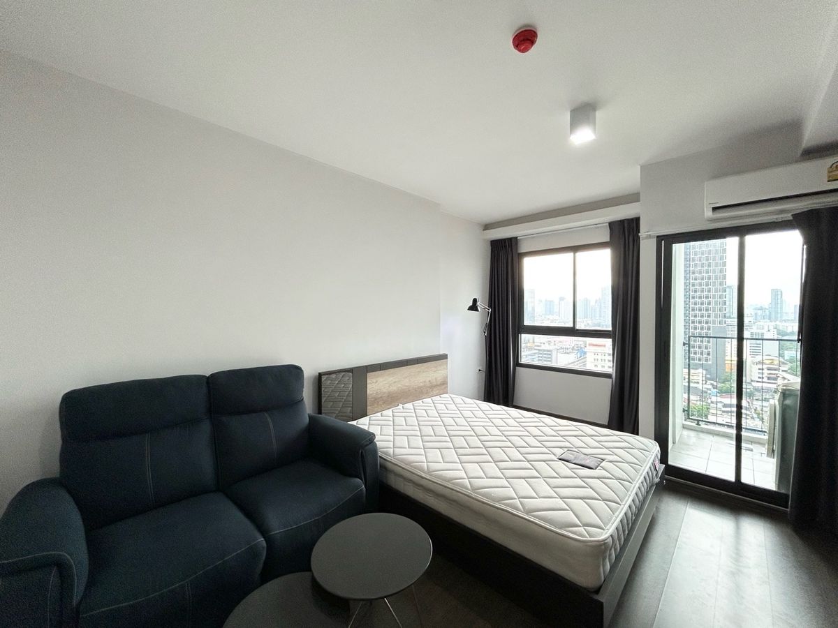 For RentCondoOnnut, Udomsuk : 🌟 Condo for rent IDEO Sukhumvit 93 🌟 🛏 Studio | 🚿 1 bathroom 📍 Building A | Floor 20 📐 Size 26.5 sq.m.
