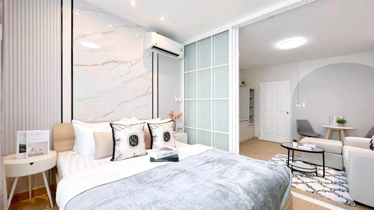 For SaleCondoLadkrabang, Suwannaphum Airport : ✨️ Want a condo, corner room, function, complete with a comfortable price? Near Airport Link Lat Krabang ✨️ Must be here! 👉 D-Condo On Nut-Suvarnabhumi (𝐃 𝐂𝐨𝐧𝐝𝐨 𝐎𝐧𝐧𝐮𝐭-𝐒𝐮𝐯𝐚𝐫𝐧𝐚𝐛𝐡𝐮𝐦𝐢) 🌳