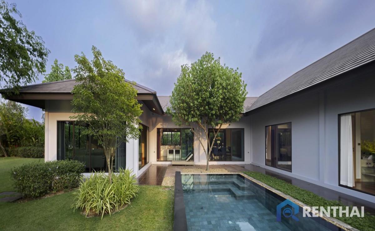 ให้เช่าบ้านพัทยา บางแสน ชลบุรี สัตหีบ : สำหรับ เช่า บ้าน 3 ห้องนอน ที่ Baan Pattaya 5