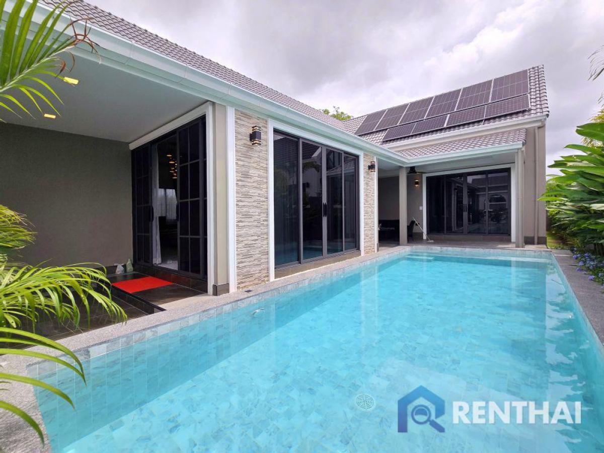 For SaleHousePattaya, Bangsaen, Chonburi : New Nordic Style Pool Villa