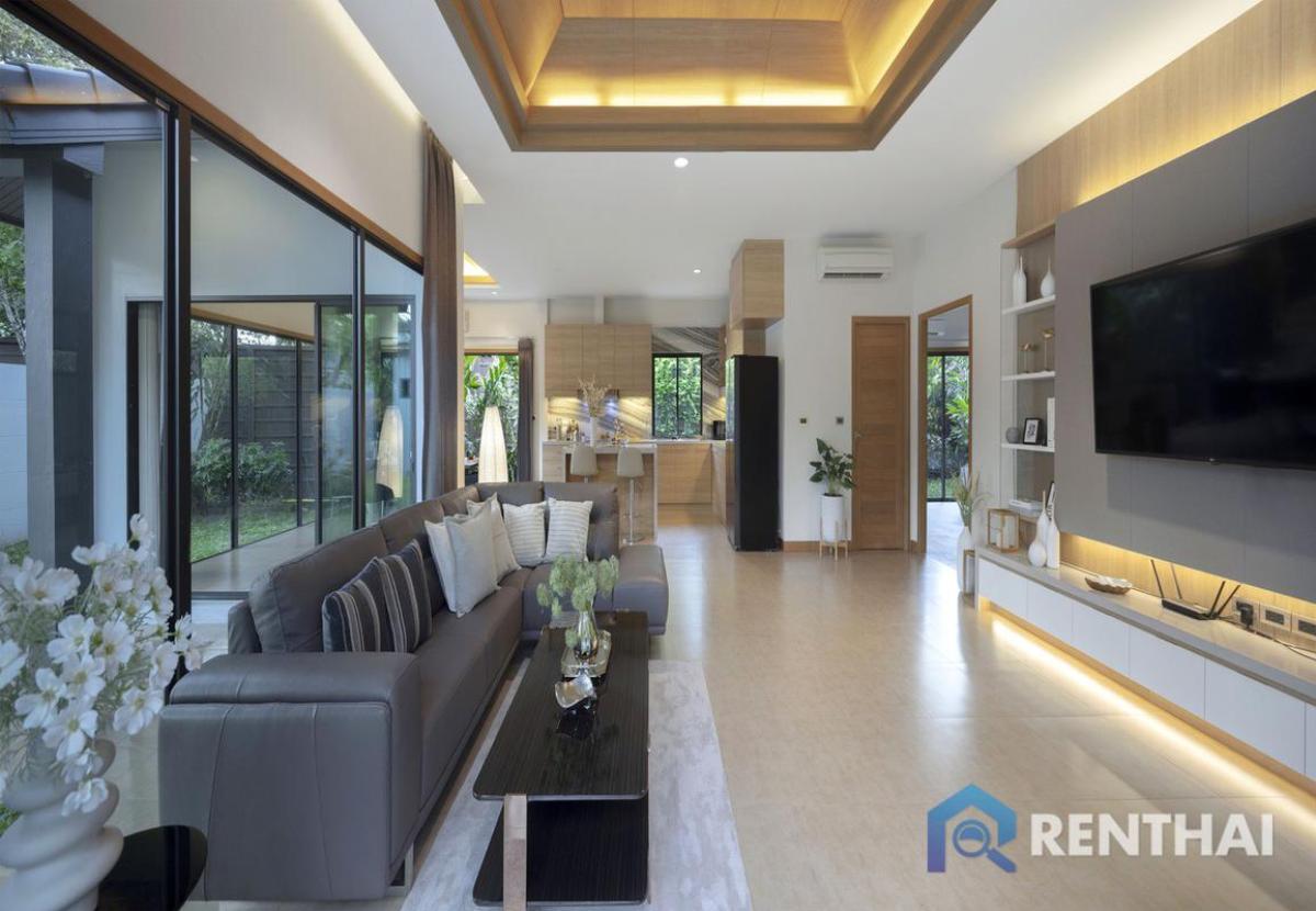 ให้เช่าบ้านพัทยา บางแสน ชลบุรี สัตหีบ : สำหรับ เช่า บ้าน 3 ห้องนอน ที่ ห้วยใหญ่