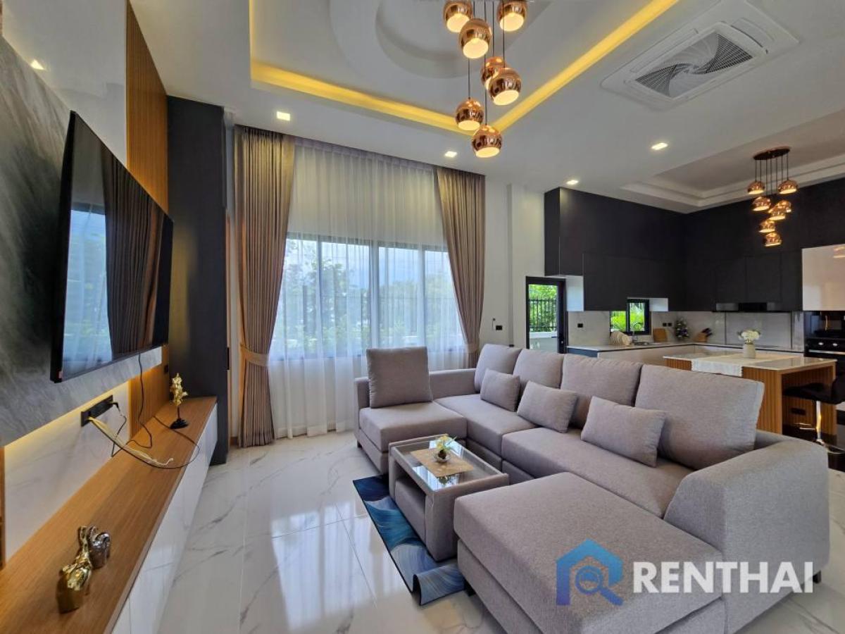 For SaleHousePattaya, Bangsaen, Chonburi : New Nordic Style Pool Villa