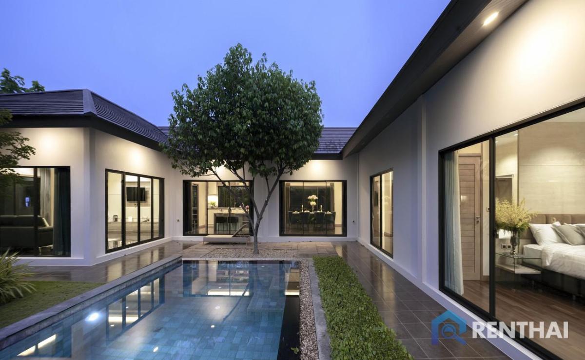 For RentHousePattaya, Bangsaen, Chonburi : For rent house 3 bedrooms at Baan Pattaya 5