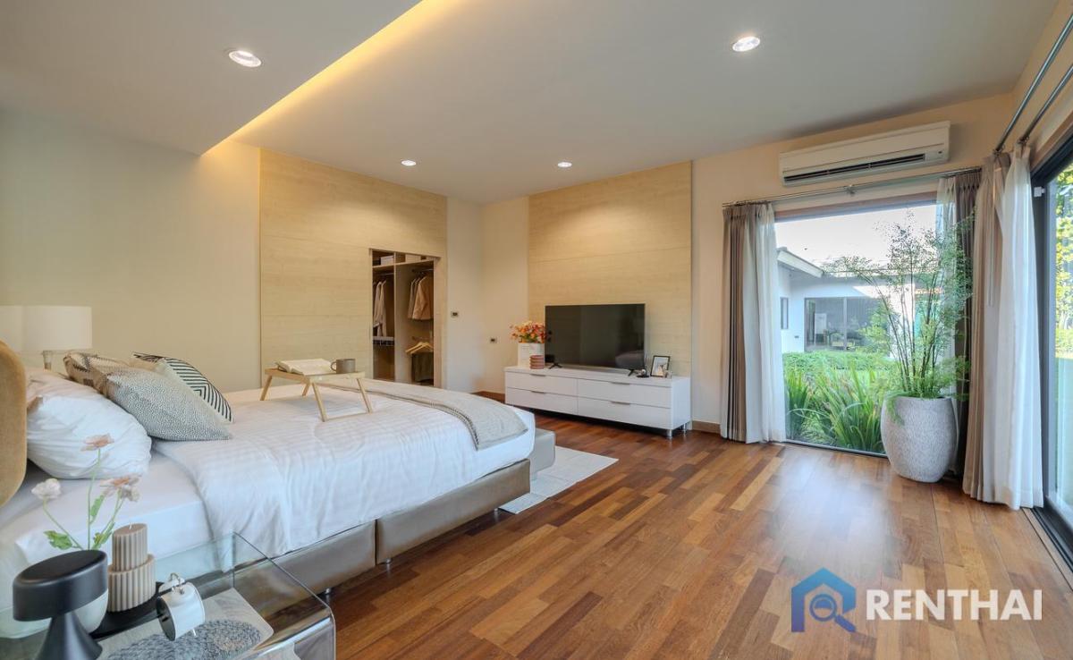 For RentHousePattaya, Bangsaen, Chonburi : For rent house 3 bedrooms at Baan Pattaya 5