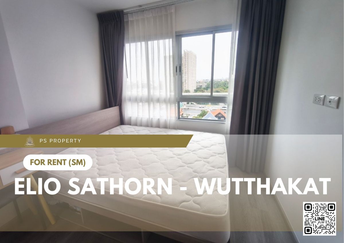 For RentCondoThaphra, Talat Phlu, Wutthakat : For rent 🔥 Elio Sathorn - Wutthakat 🔥 near BTS Wutthakat, fully furnished and equipped with appliances
