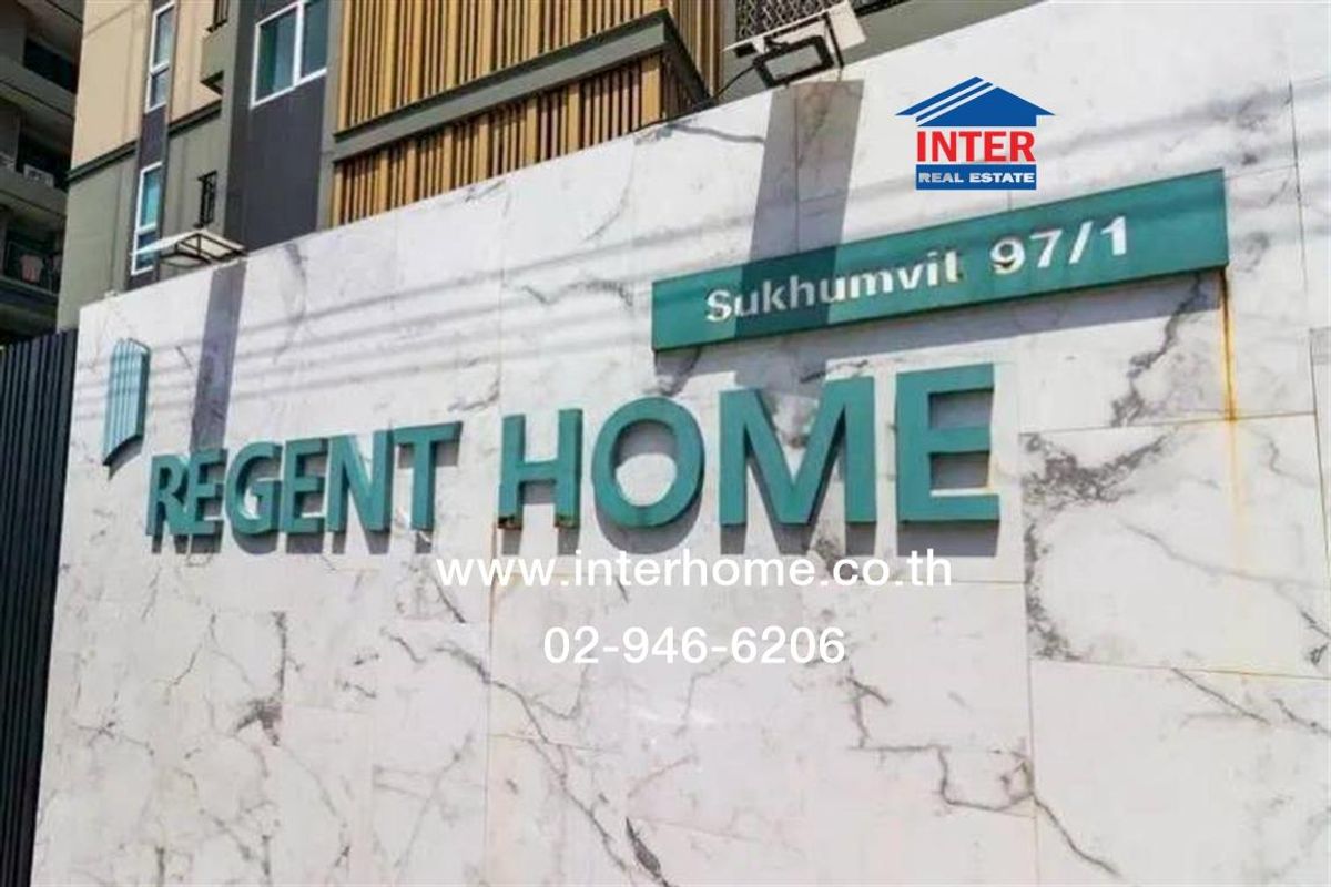 ขายคอนโดอ่อนนุช อุดมสุข : คอนโดมิเนียม 28.99 ตร.ม. รีเจ้นท์โฮม สุขุมวิท97/1 ใกล้รถไฟฟ้าBTSบางจาก ซอยสุขุมวิท97/1 ถนนสุขุมวิท เขตพระโขนง กรุงเทพมหานคร