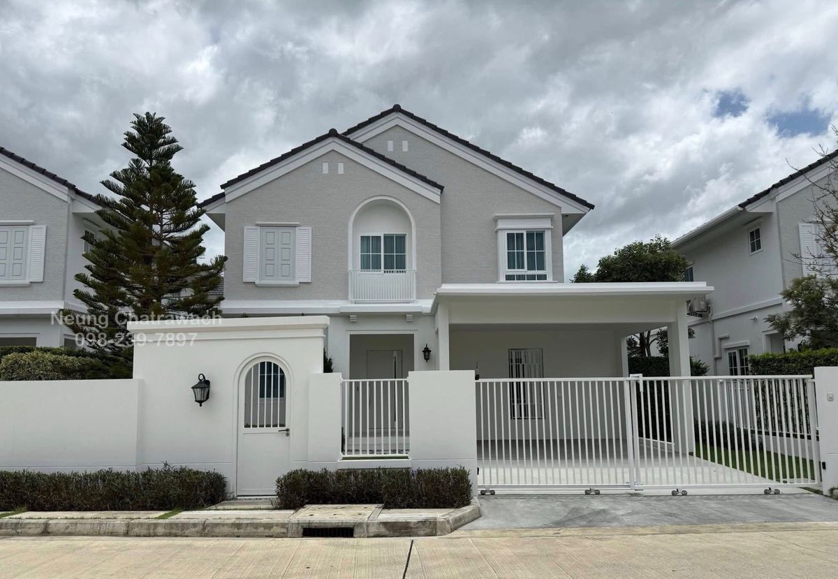 บ้านบางนา แบริ่ง ลาซาล : ✅ หมู่บ้านชัยพฤกษ์ บ้านดี่ยวโครงการคุณภาพ Land & Houses ย่านบางนา-ตราด กม.15