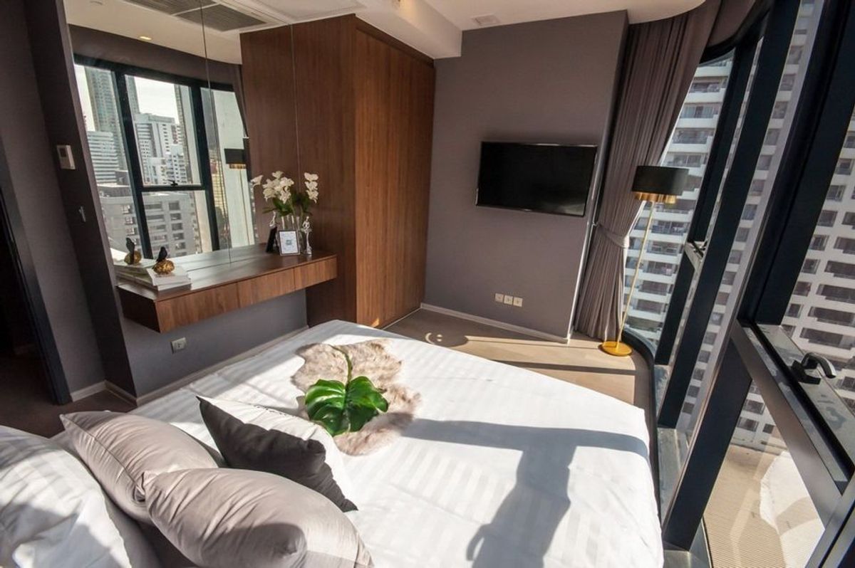 For RentCondoSukhumvit, Asoke, Thonglor : [Rent] Ashton Asoke, 2 bedrooms, 1 bathroom 46 SQM, 23rd floor