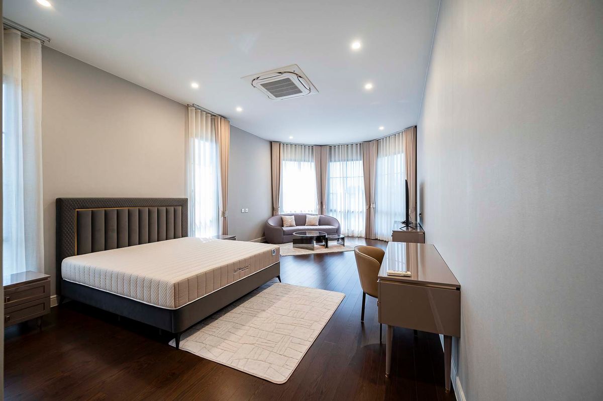 ให้เช่าบ้านพัฒนาการ ศรีนครินทร์ : บ้านเดี่ยวให้เช่า 📍 Narasiri Krungthep Kreetha 📍 5 ห้องนอน 6 ห้องน้ำ เฟอร์นิเจอร์ และ เครื่องใช้ไฟฟ้าครบ 